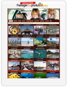 private online travel photo book